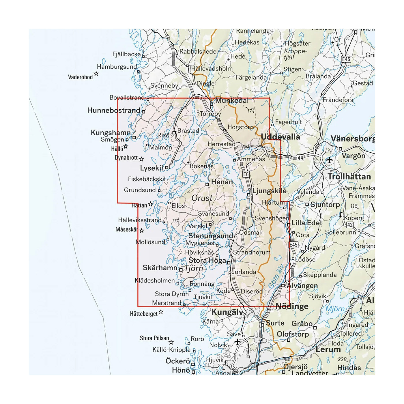 Södra Bohuslän 1:50 000-2