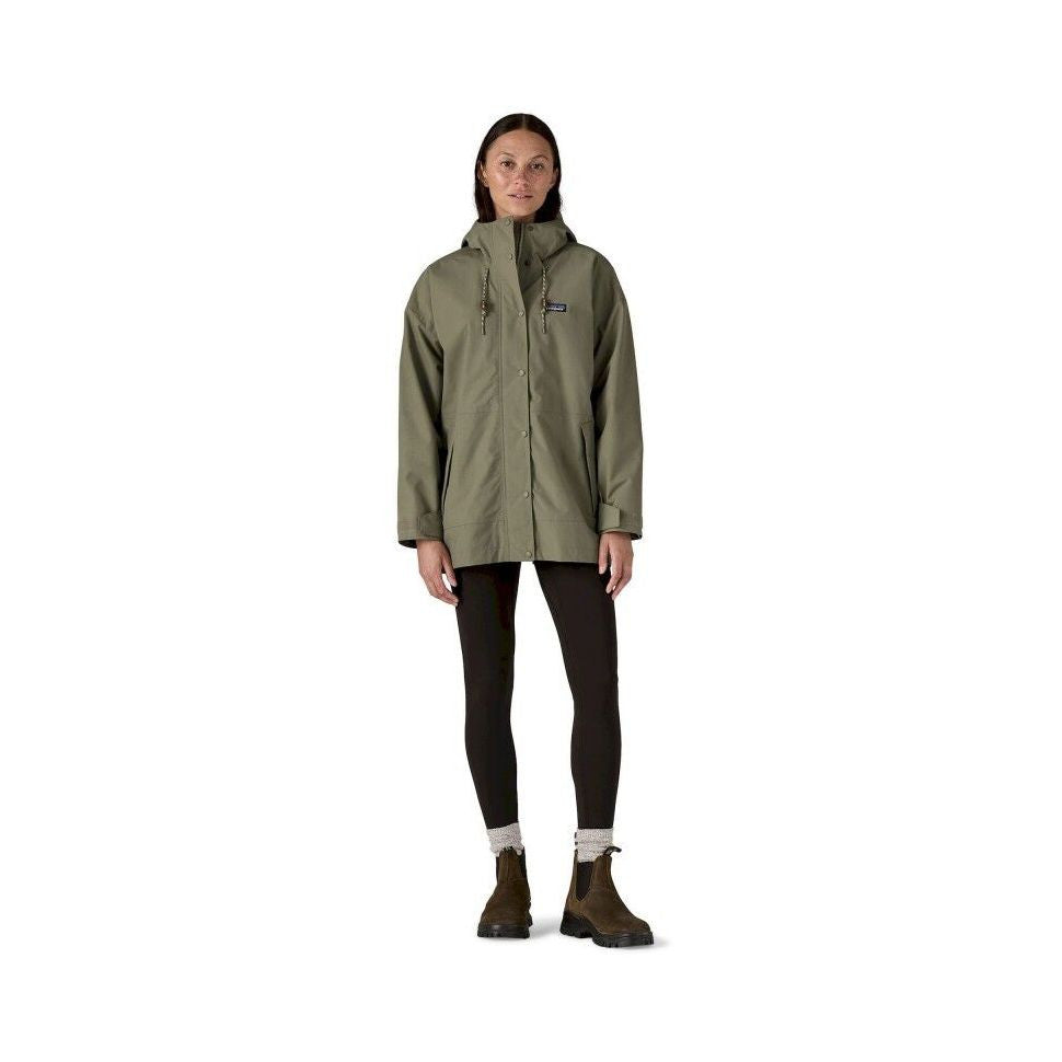 Outdoor Everyday Rain Jkt W, River rock green