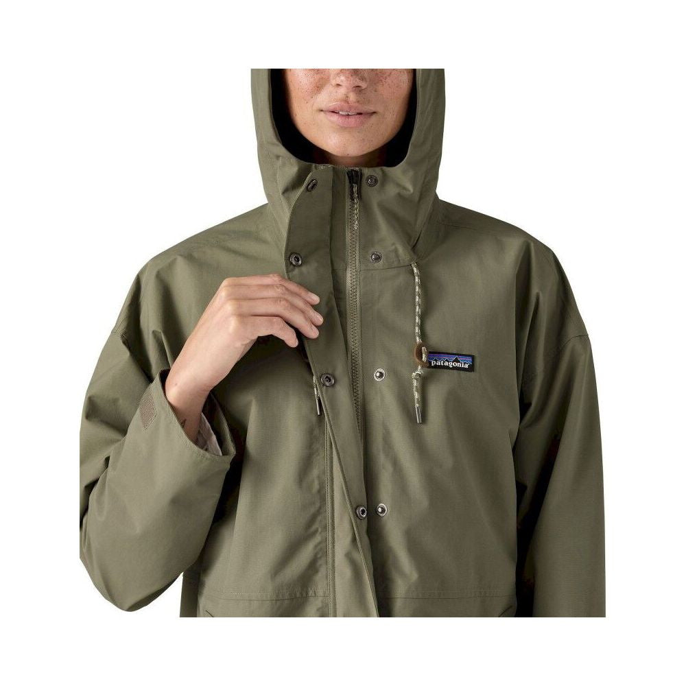 Outdoor Everyday Rain Jkt W, River rock green