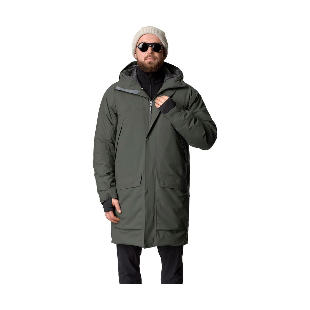 Fall in Parka M, Baremark green
