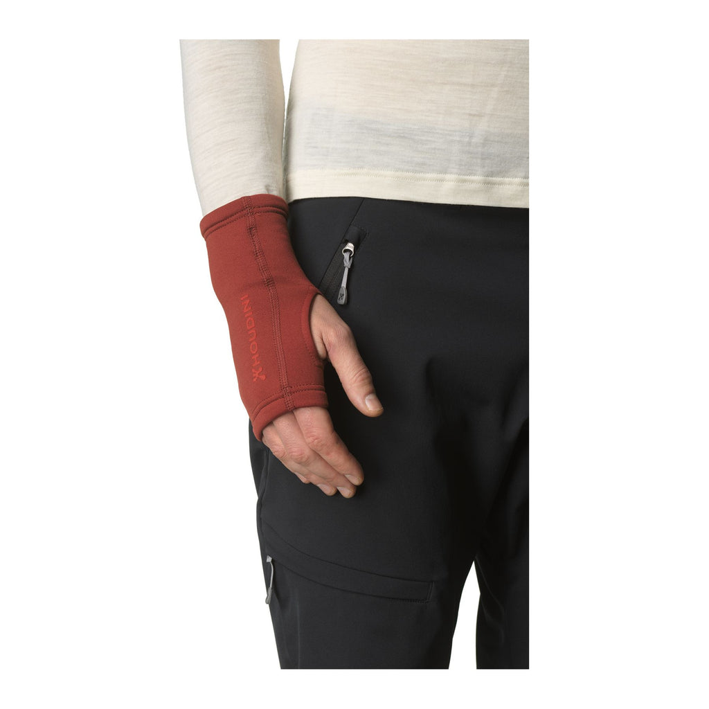 Power Wrist Gaiters, Deep red