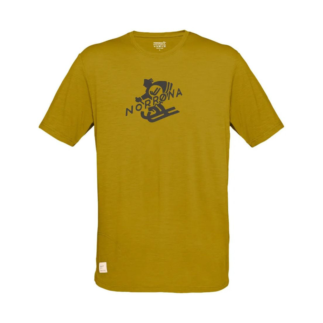 svalbard wool T- Shirt M, Golden palm