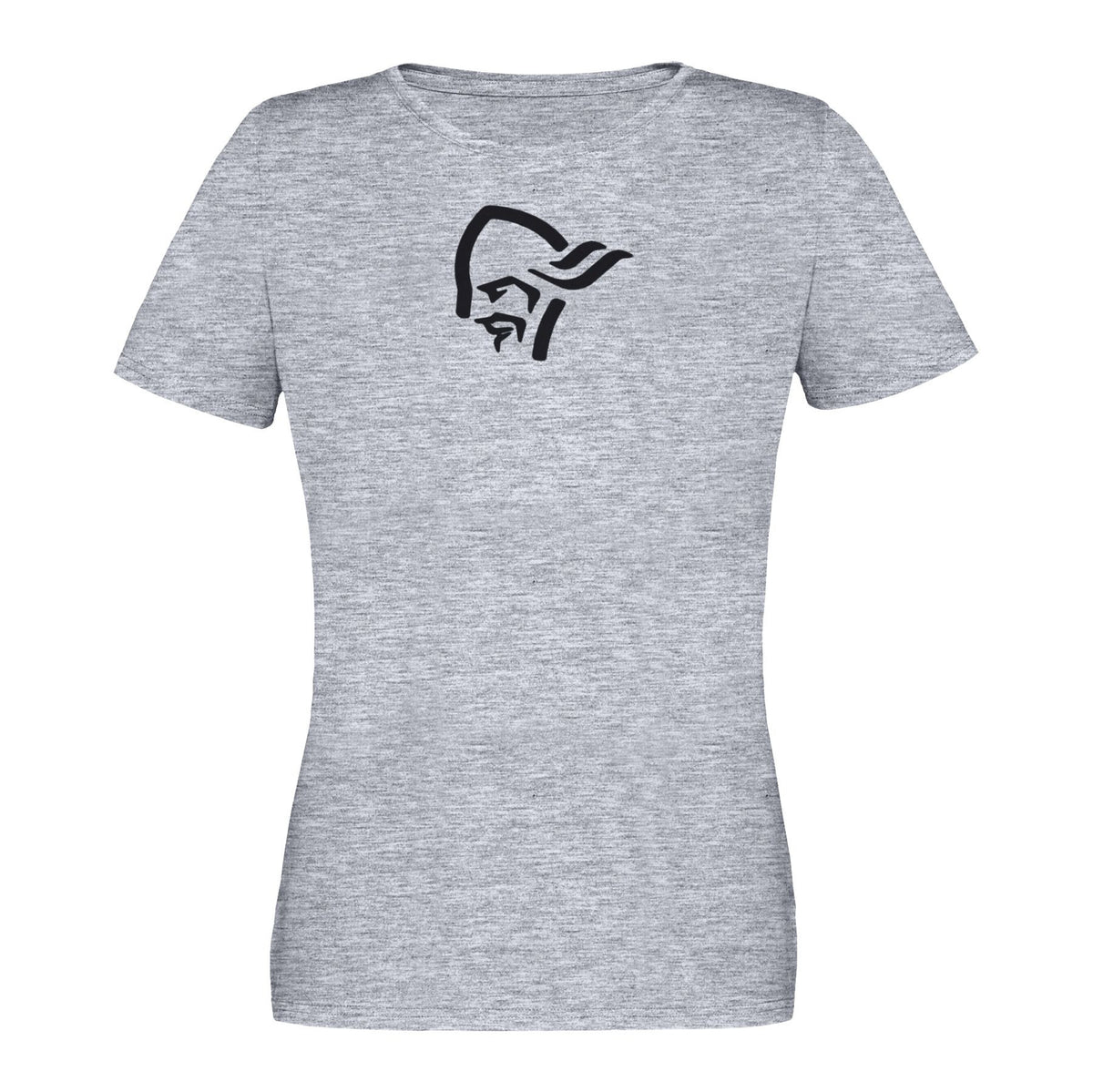 /29 cotton viking T-Shirt W, Drizzle melange/caviar