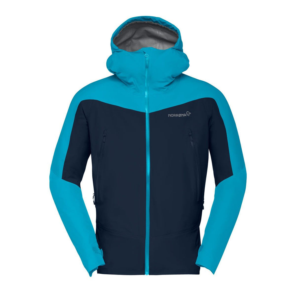 falketind Gore-Tex Jacket M, Hawaiian surf/indigo night