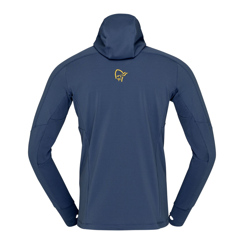 falketind Power Grid Hood M, Vintage indigo