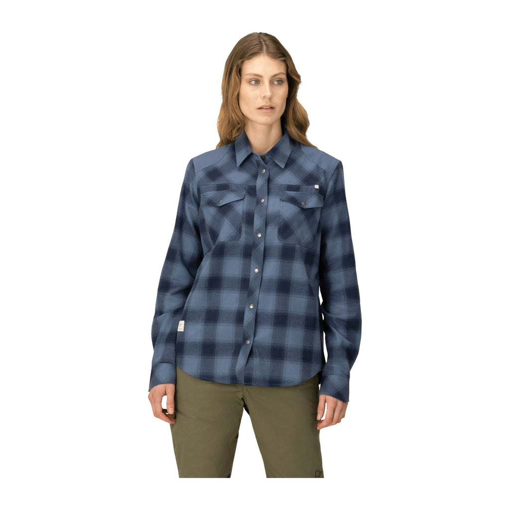 femund flannel Shirt W, Navy blazer