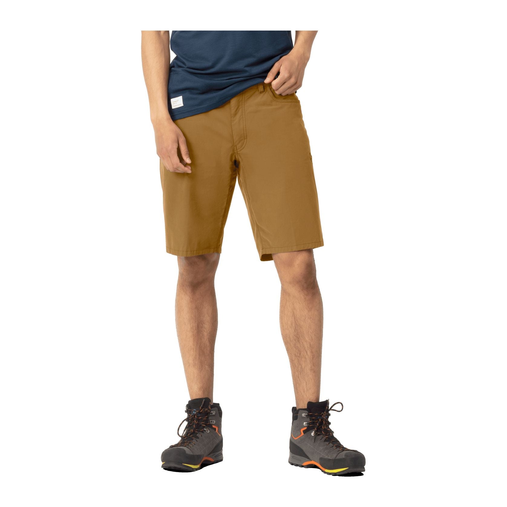 femund cotton Shorts M, Rooibos teaslate grey