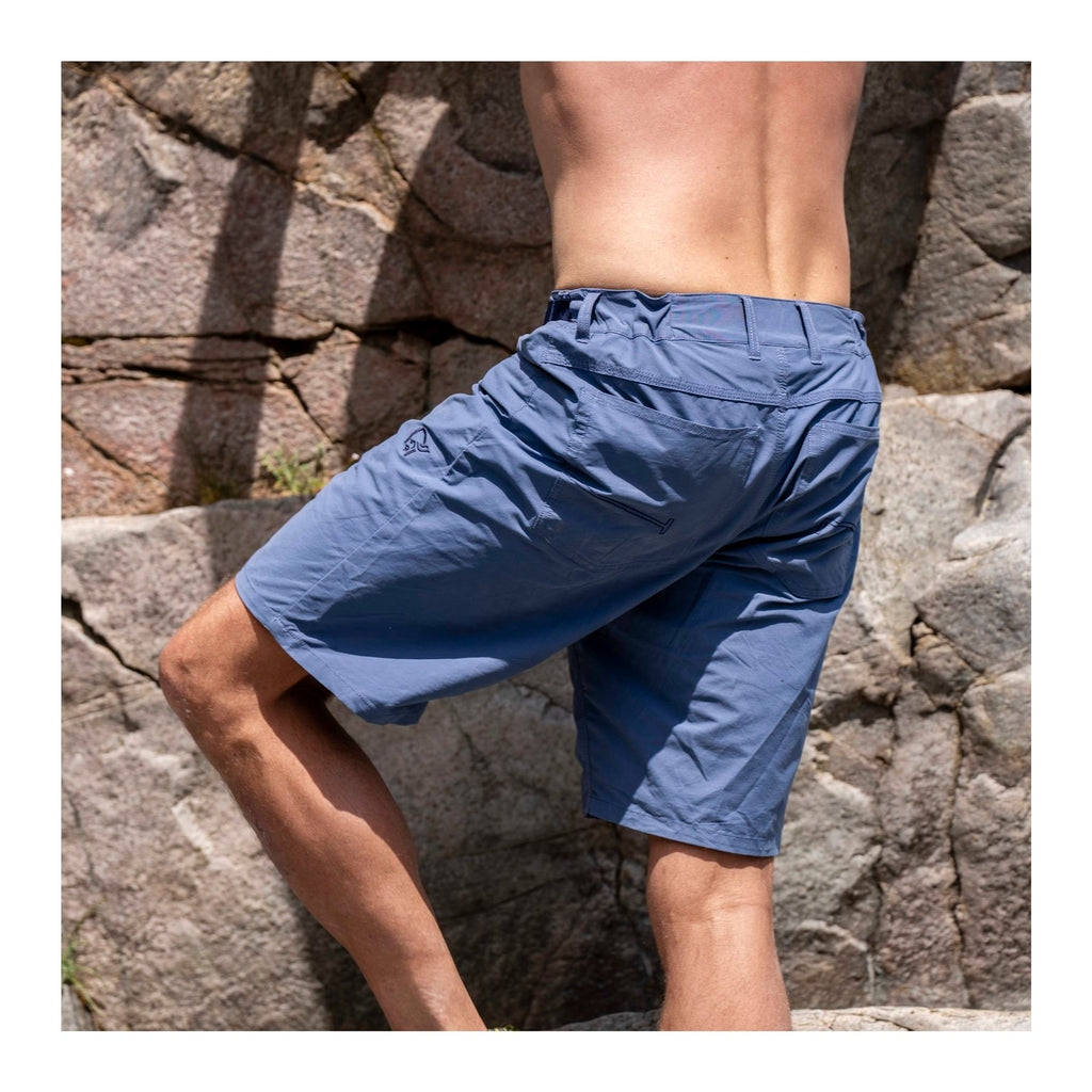 femund cotton Shorts M, Rooibos teaslate grey