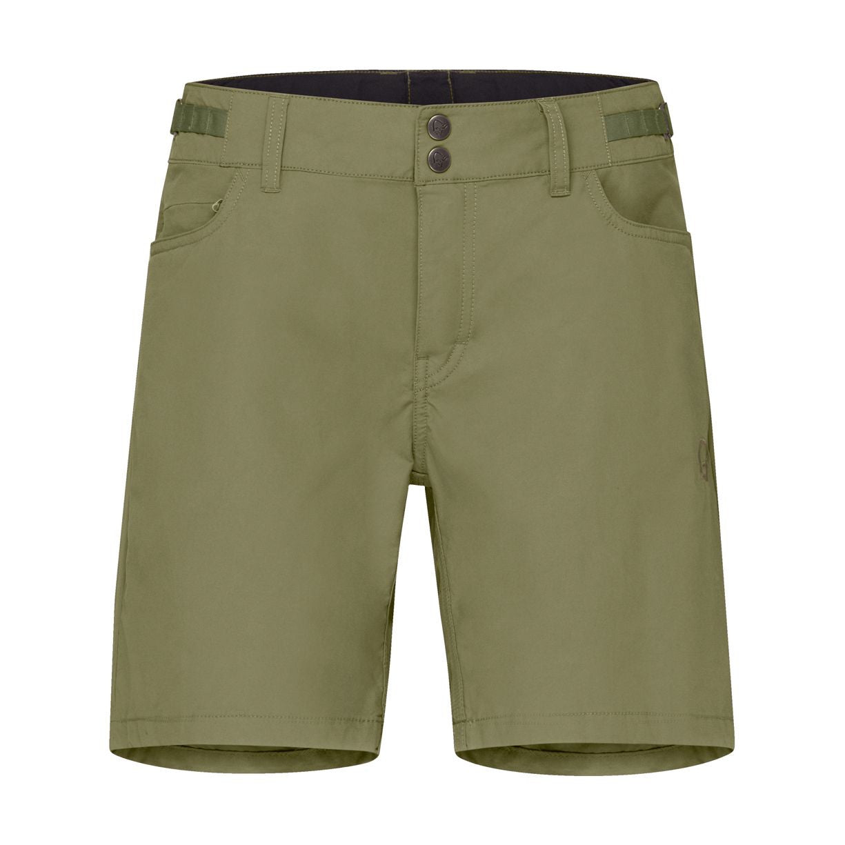 femund cotton Shorts W, Loden green