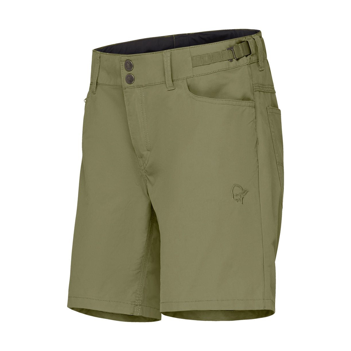 femund cotton Shorts W, Loden green