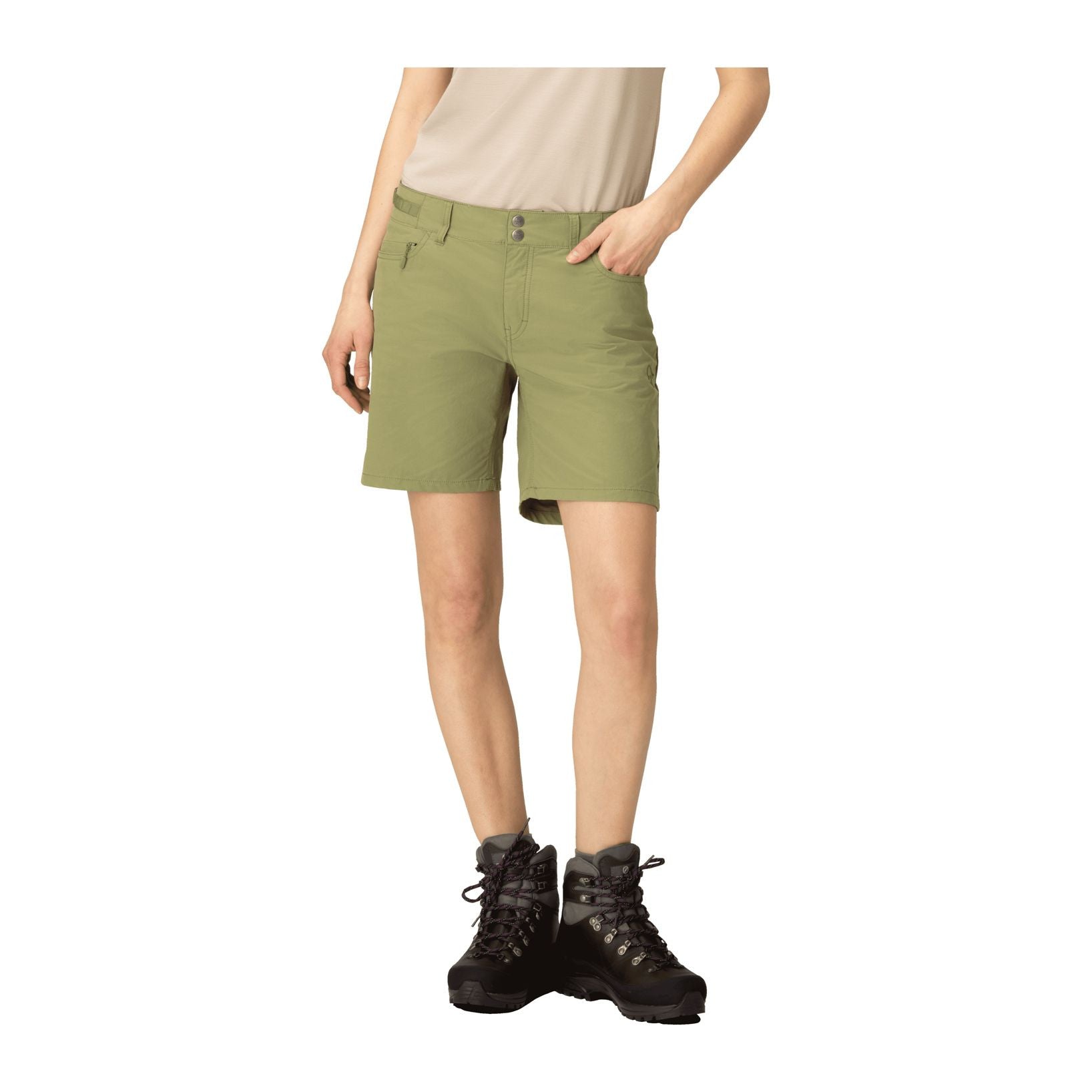 femund cotton Shorts W, Loden green