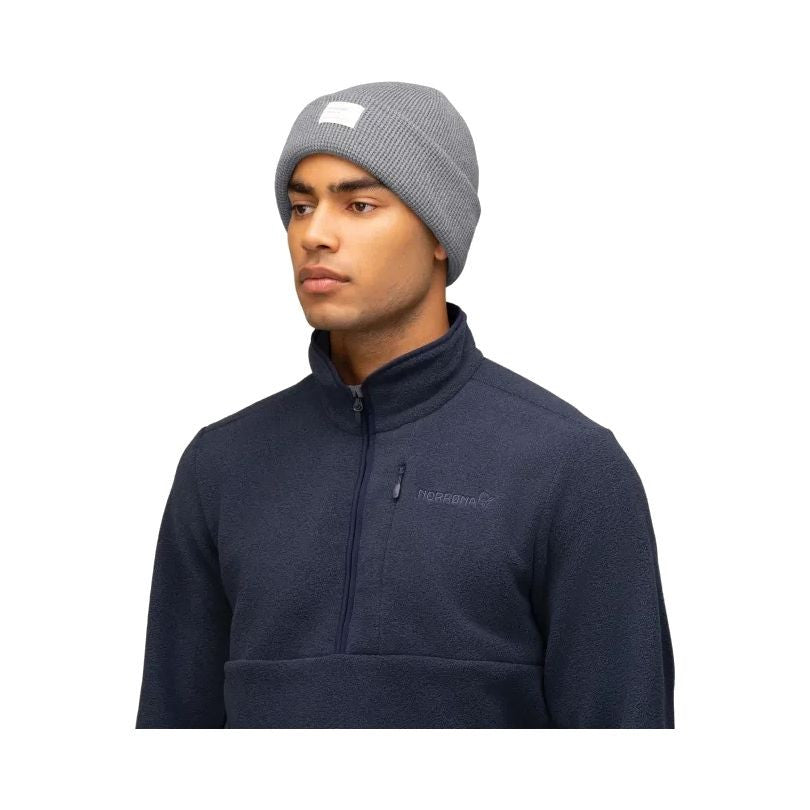 /29 heavy cotton Beanie, Grey melange