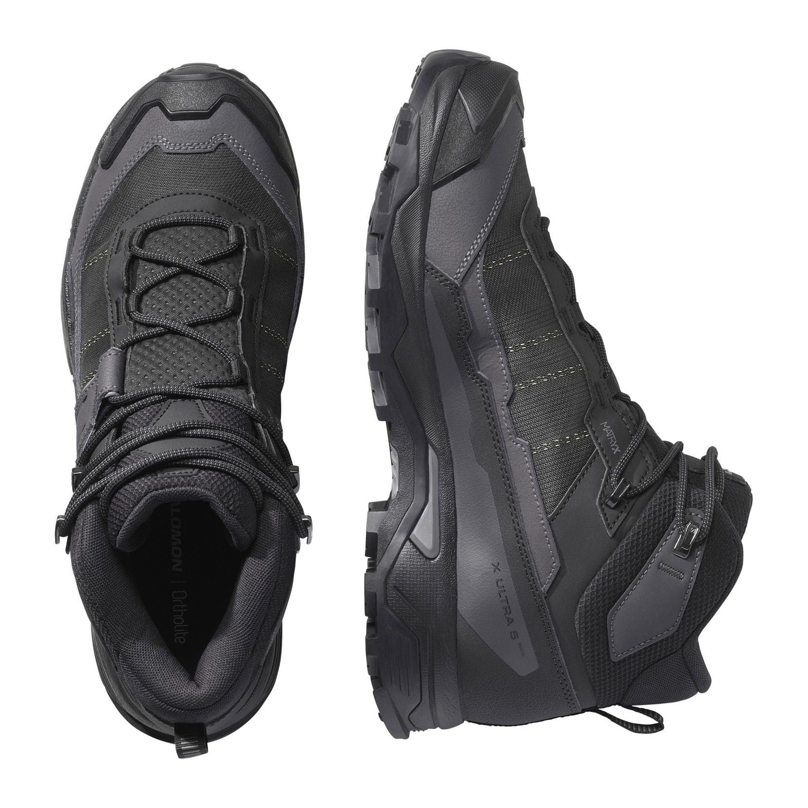 X Ultra 5 Mid Wide Gore-tex M, Black asphalt castlerock