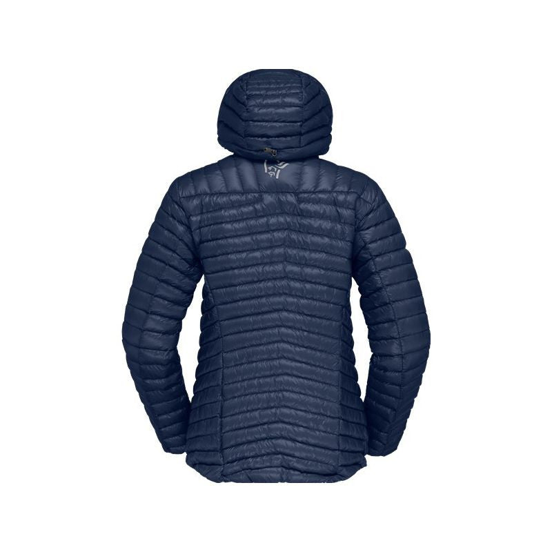 Trollveggen superlight down800 Hood W, Indigo night blue