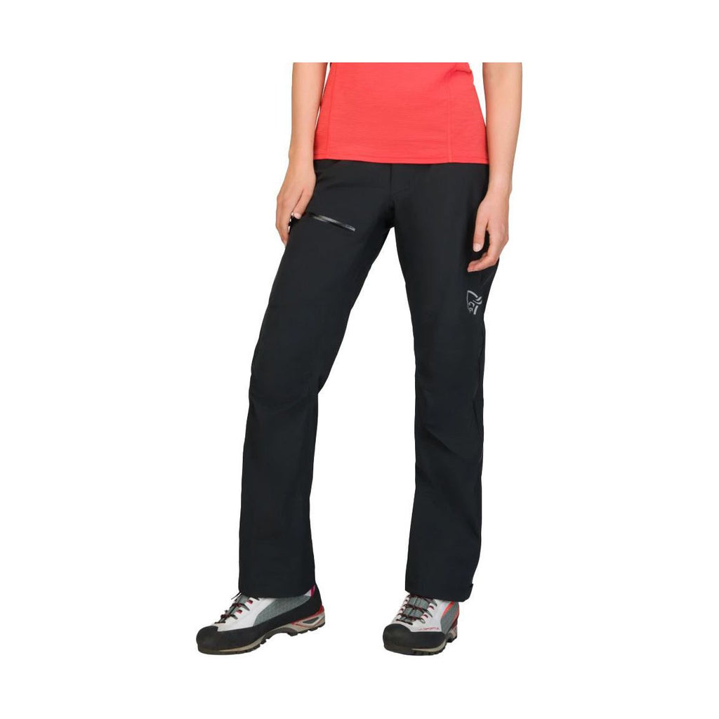 falketind dri1 Pants W, Caviar black