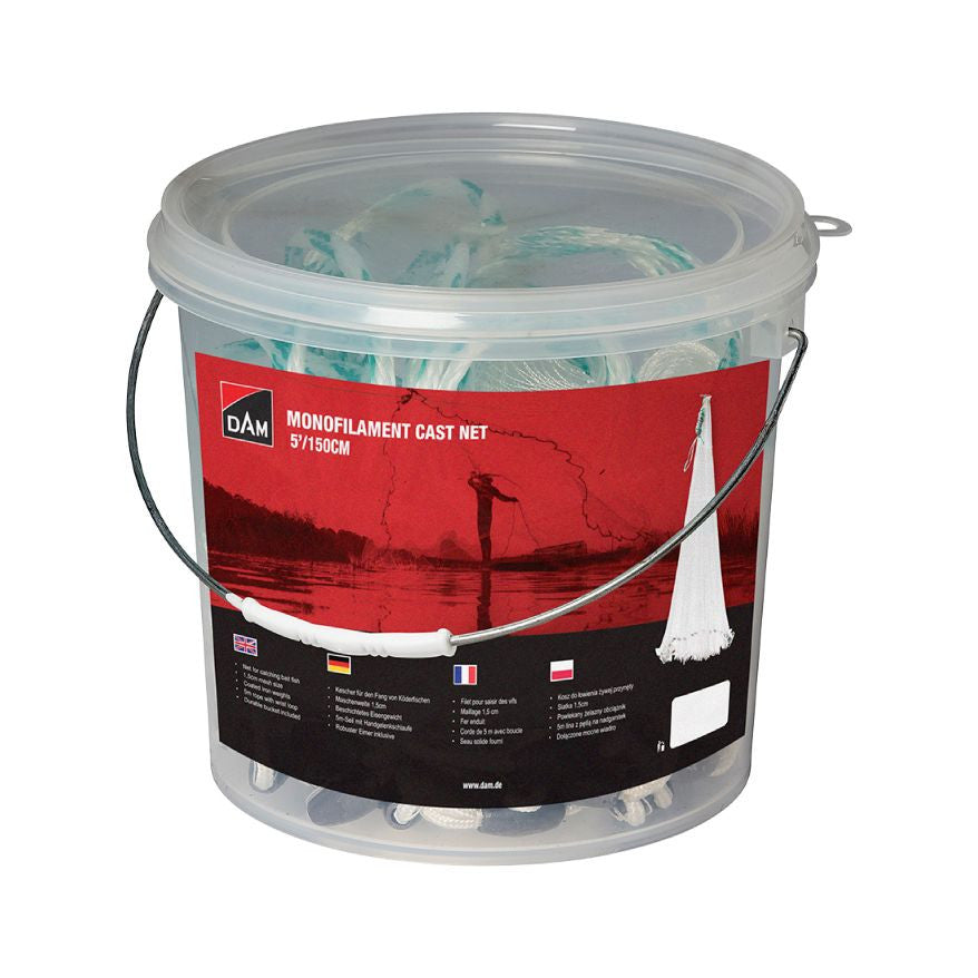 Manitoba Monofiliment Casting Net 5'/150cm-2