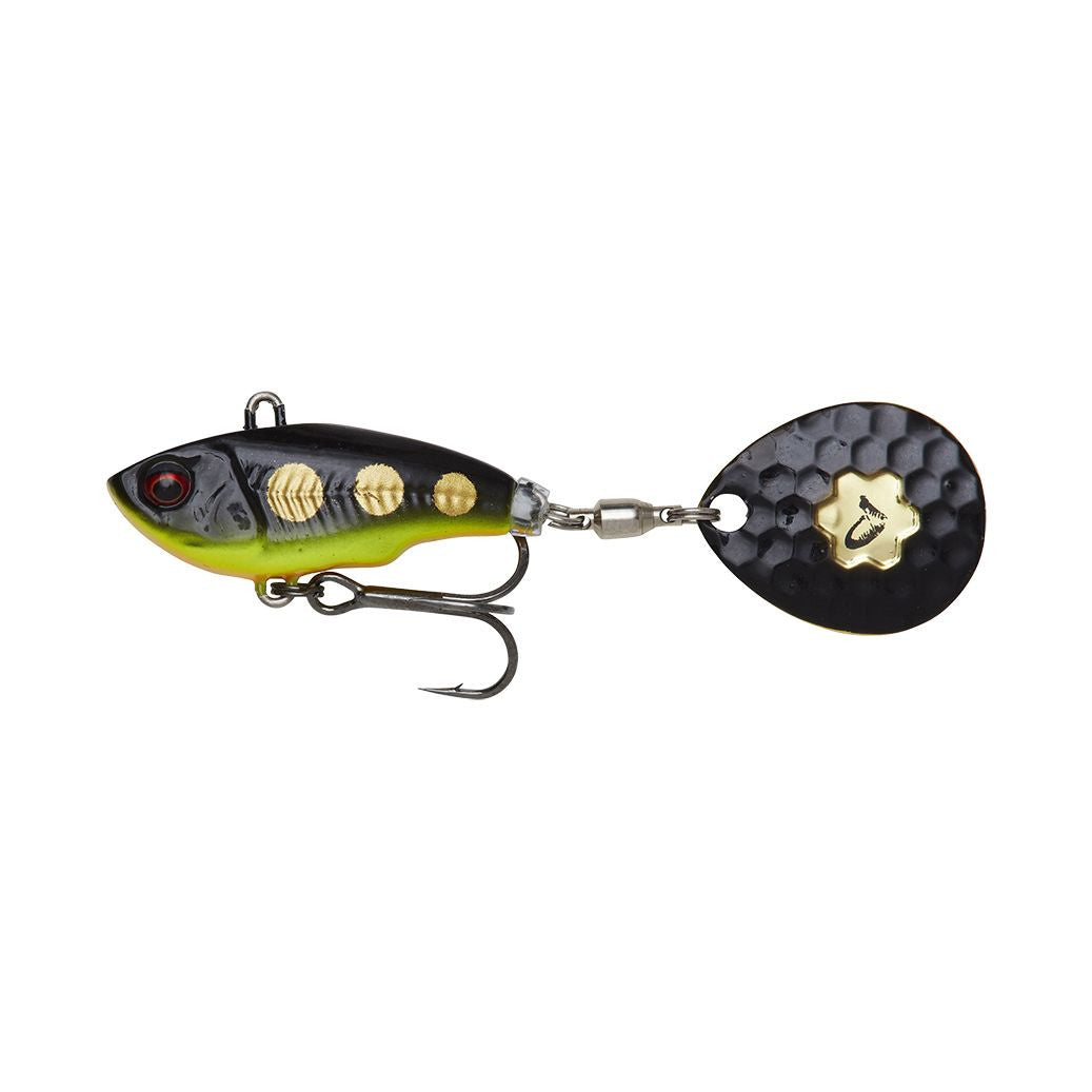 Fat Tail Spin 8cm 24g Sinking, Black