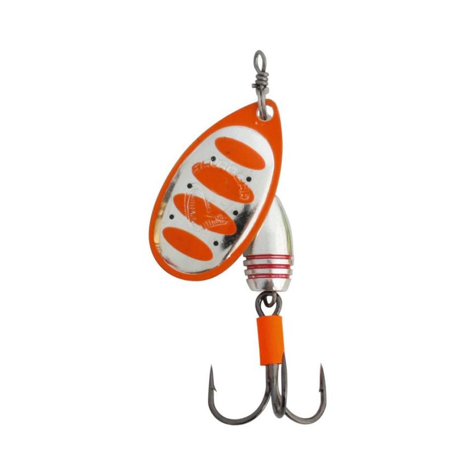Rotex spinner #5 14G sinking, Fluo orange/silver