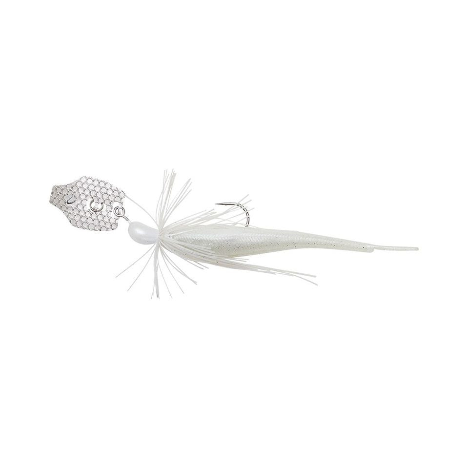 Crazy Swim Jig 10cm 8.5g Sinking, White silver
