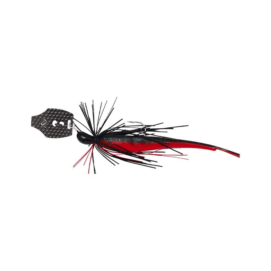 Crazy Swim Jig 10cm 8.5g Sinking, Black n red