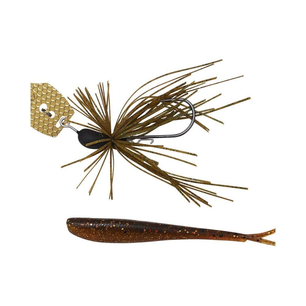 Crazy Swim Jig 10cm 8.5g Sinking, Motor oil