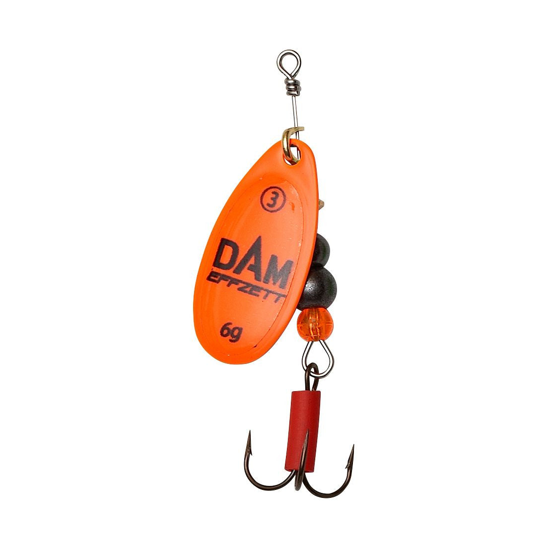 Fluo Spinner #4 10g Sinking, Orange