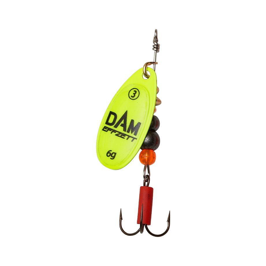 Fluo Spinner #4 10g Sinking, Yellow