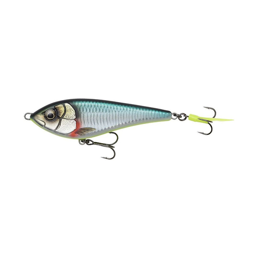 Deviator Swim 12.5cm 50g Slow Sink, Green silver