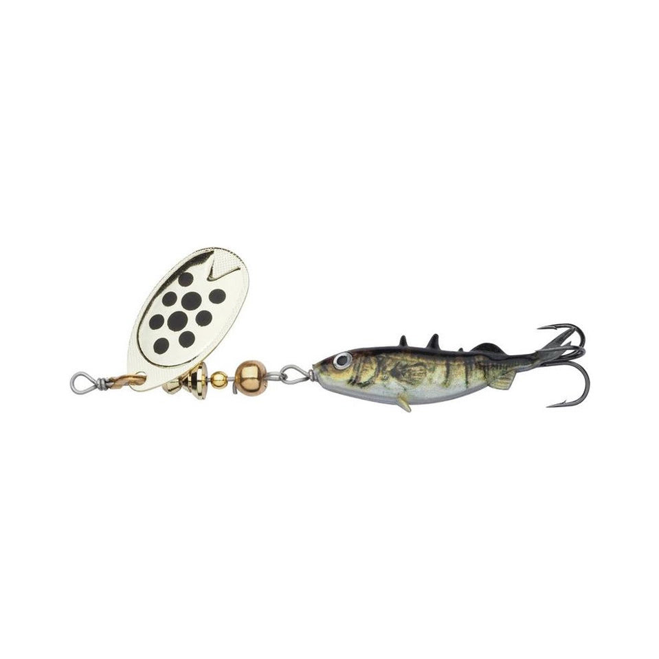 Fast Attack Stickle Spinner 6.5cm, Natural stickle