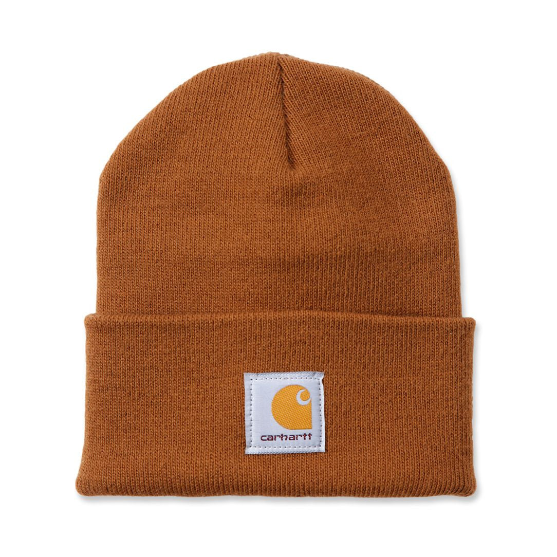 Knit Cuffed Beanie, Brown