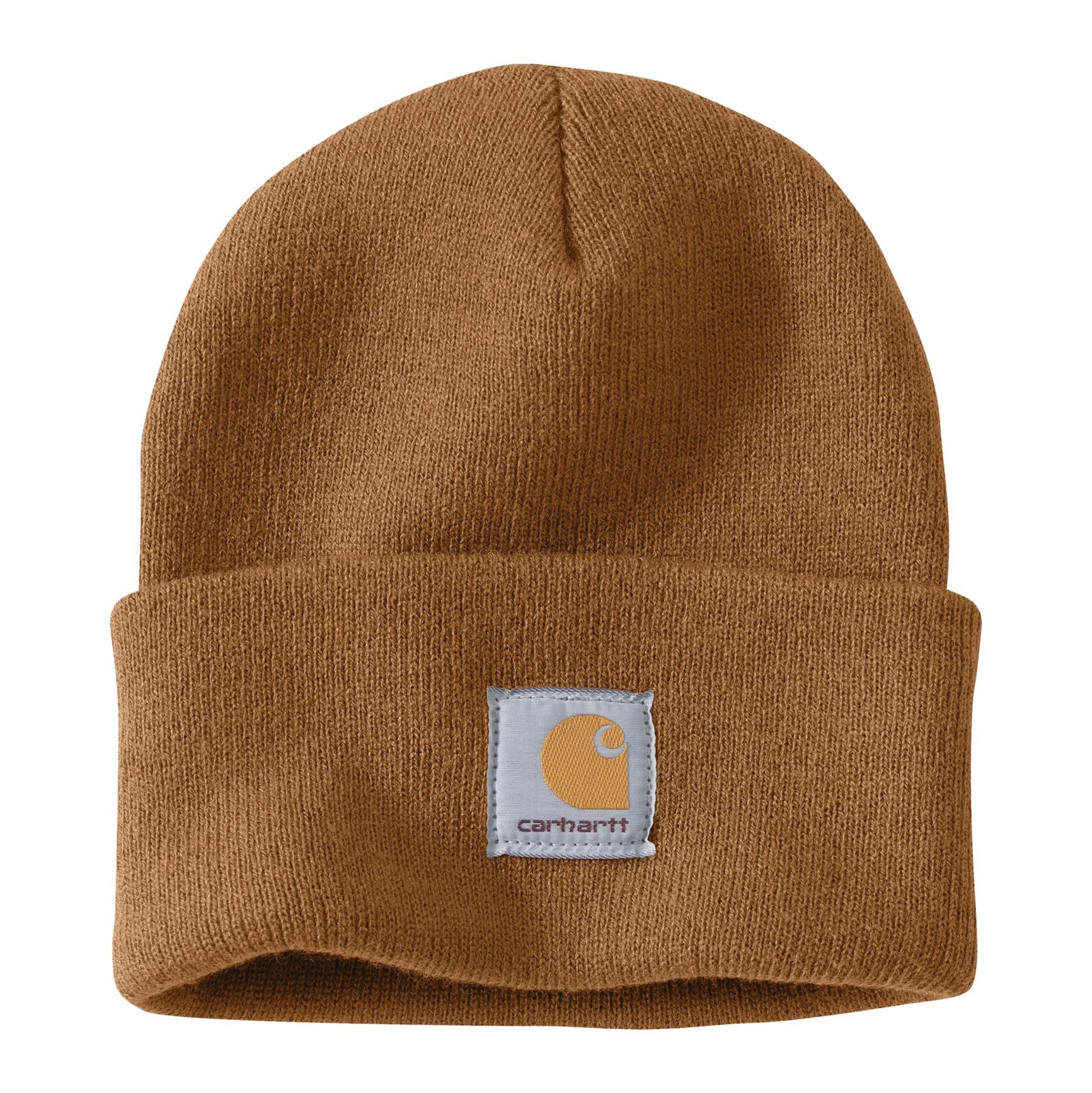 Knit Cuffed Beanie, Brown
