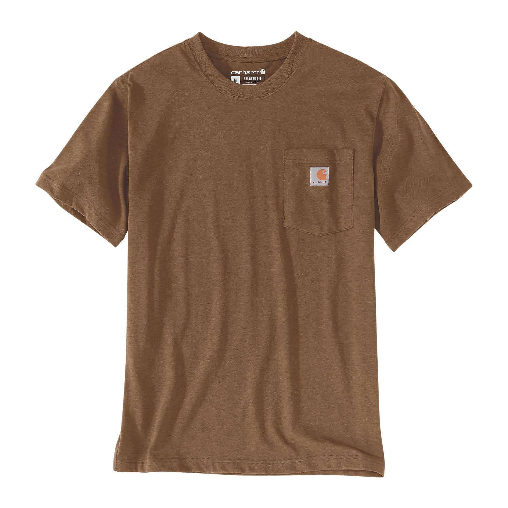 K87 Pocket S/S T-Shirt M, Oiled walnut heather