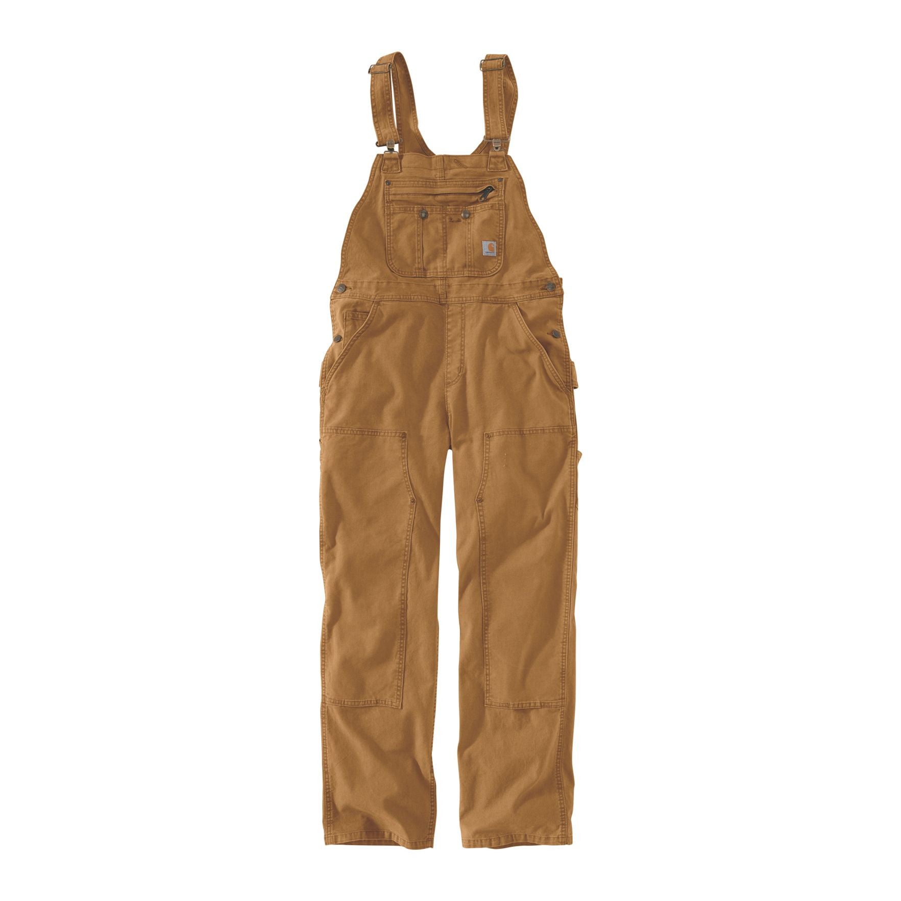 Women's Crawford Bib Overall, Carhartt brown