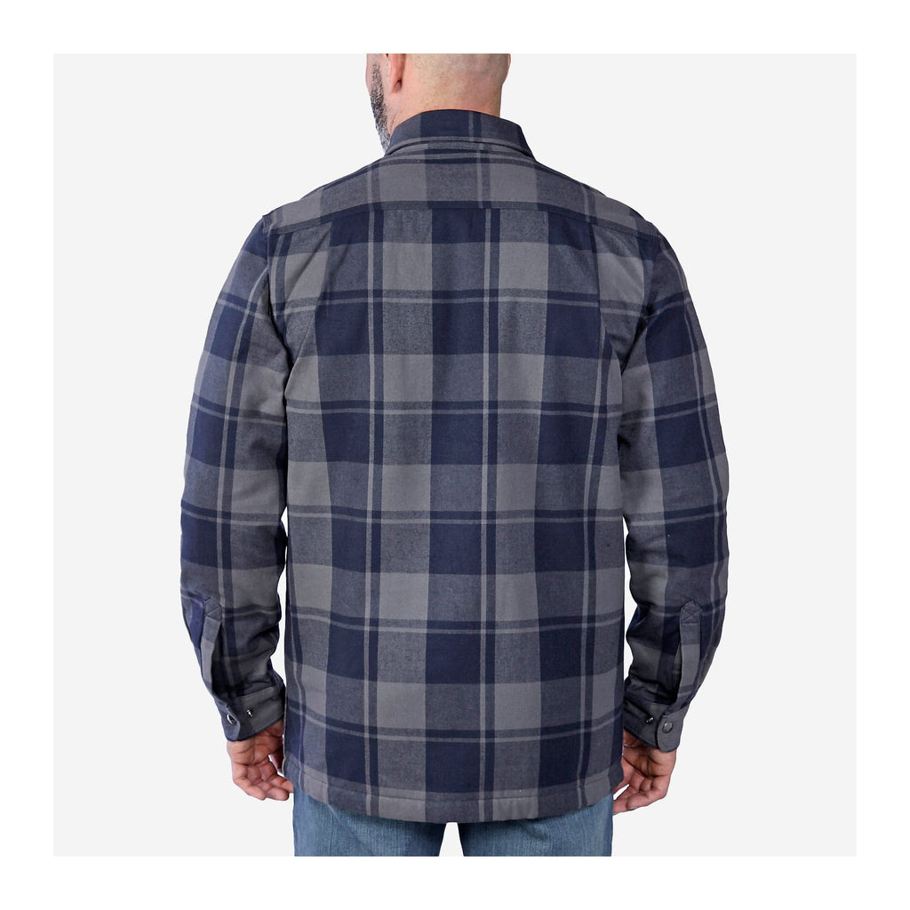 Flannel Sherpa Jacket M, Navy