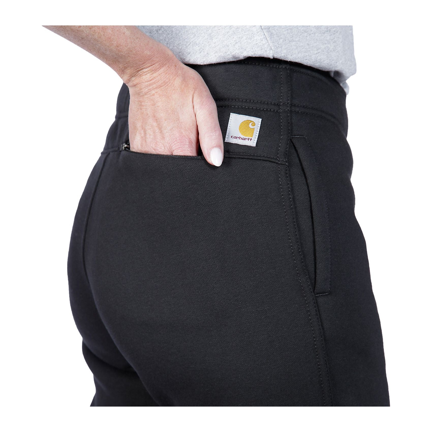 Relaxed Fit Fleece Jogger W, Black