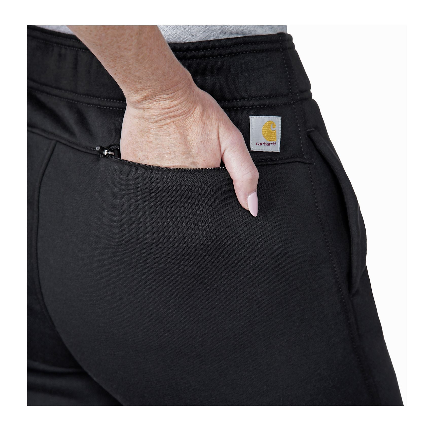 Relaxed Fit Fleece Jogger W, Black