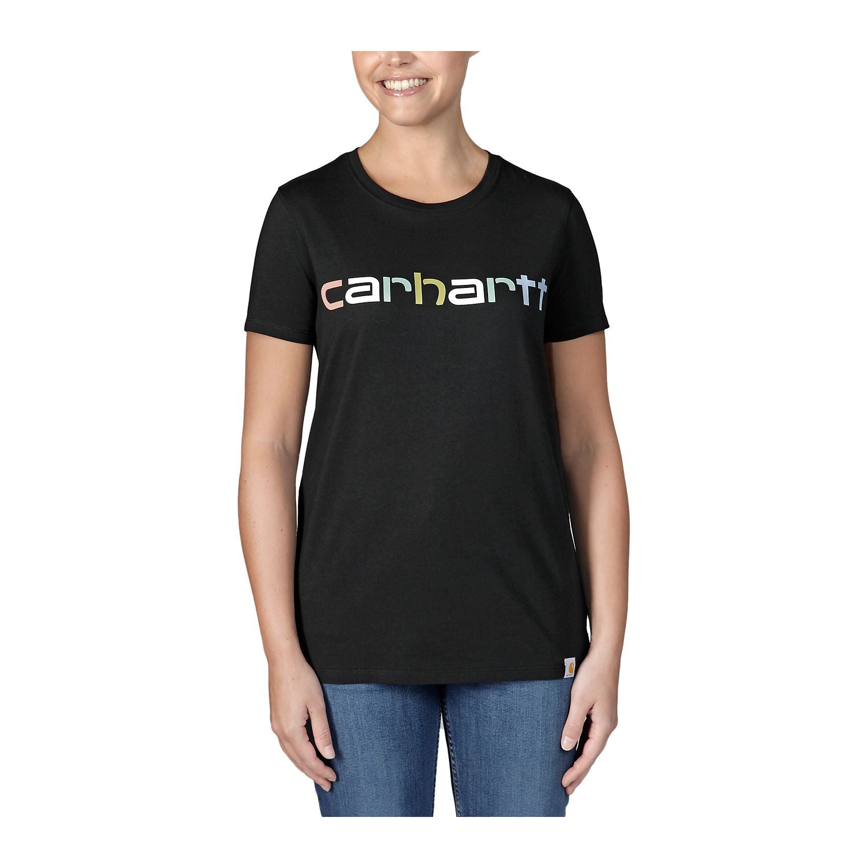 Lightweight S/S Graphic T-Shirt W, Black