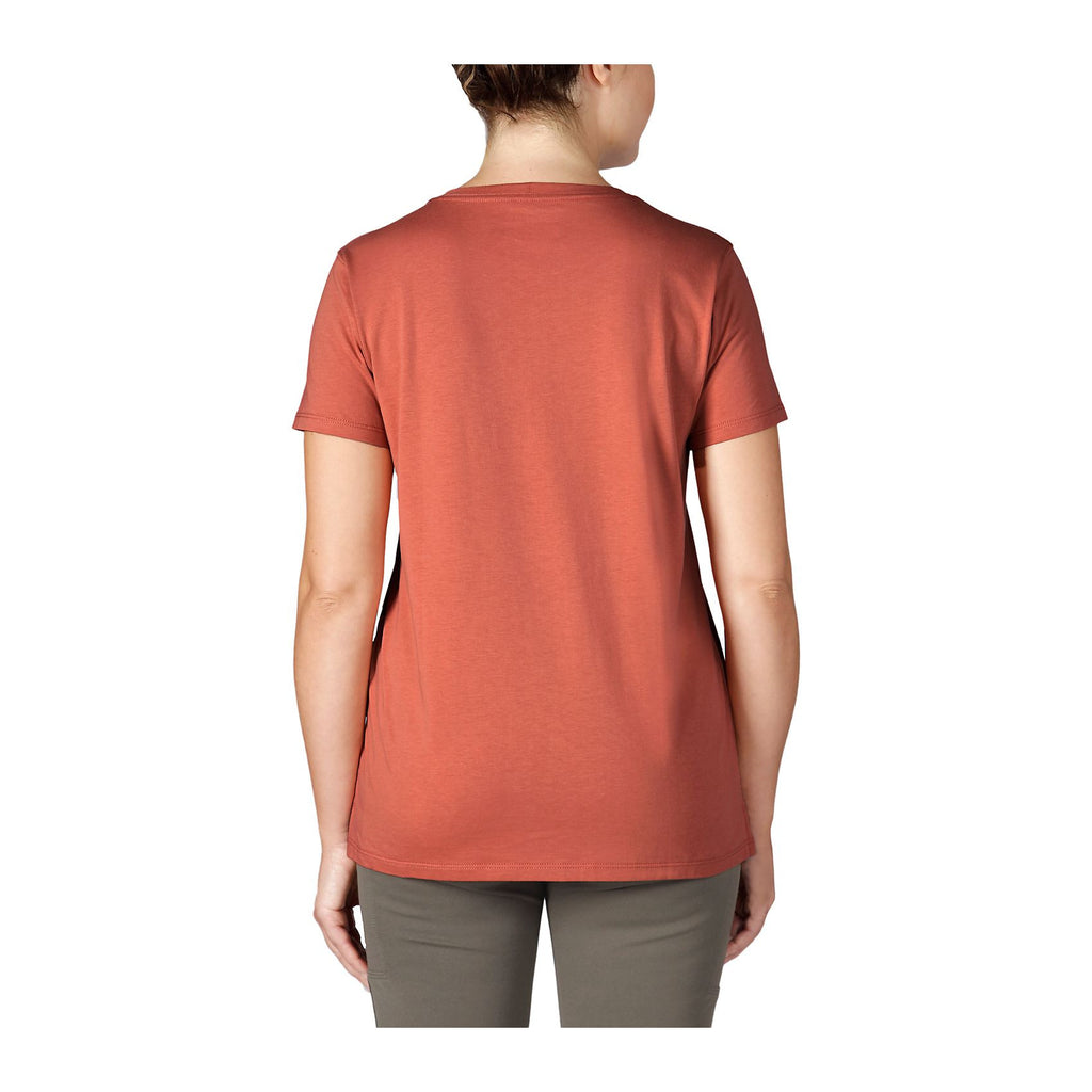 Lightweight S/S Graphic T-Shirt W, Terracotta