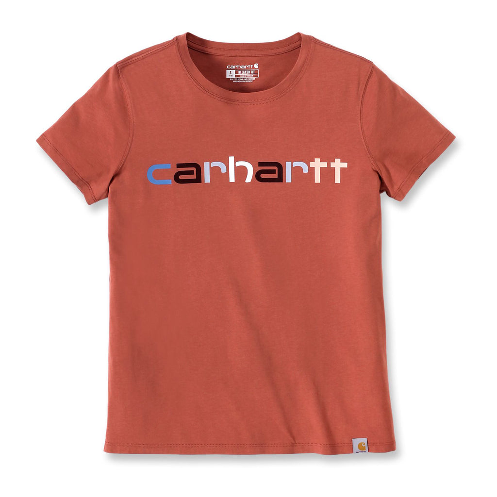 Lightweight S/S Graphic T-Shirt W, Terracotta