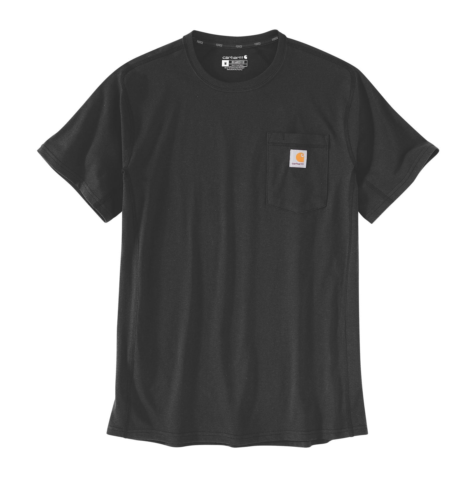 Force Flex Pocket T-Shirts S/S M, Black