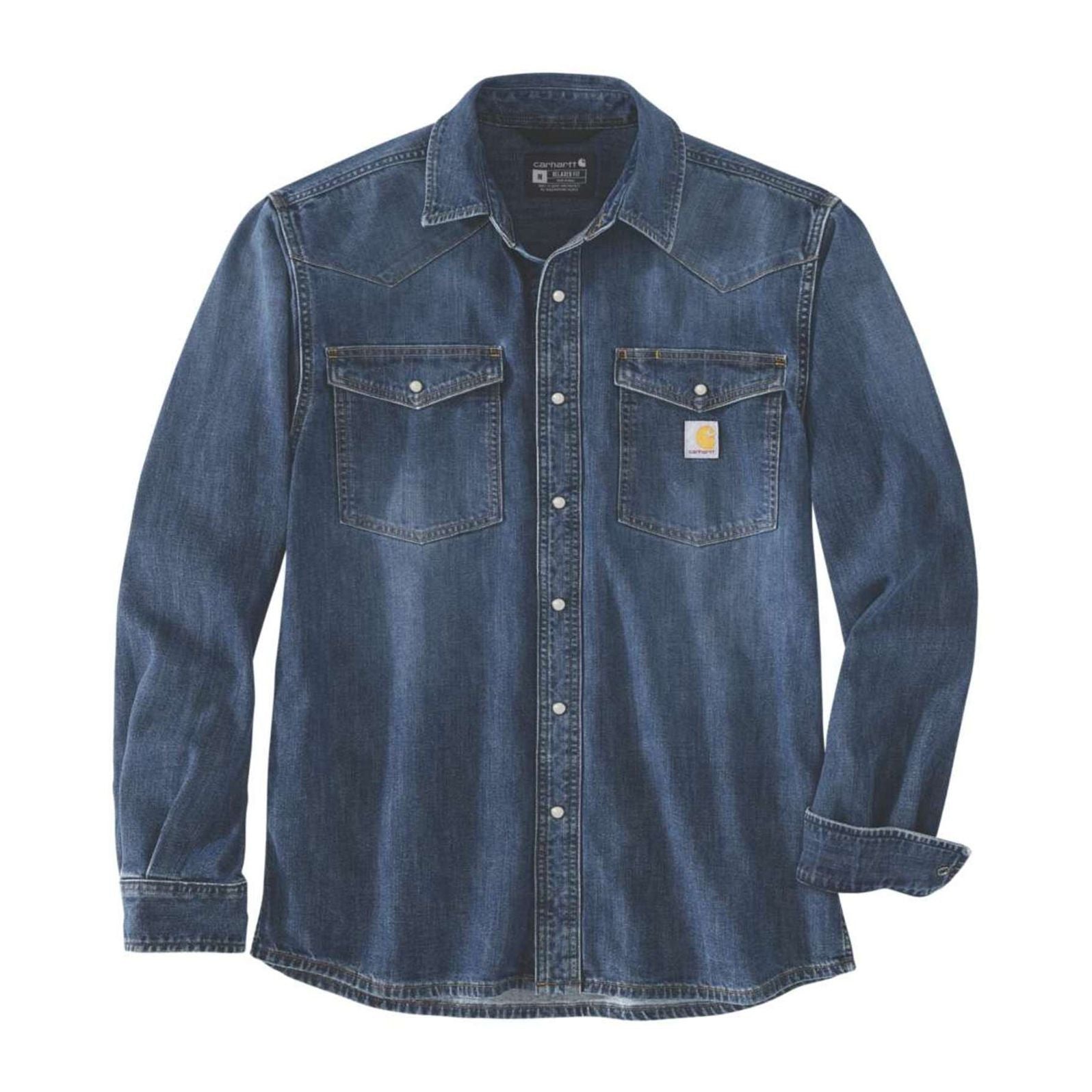 Denim L/S Snap Front Shirt, Wyatt