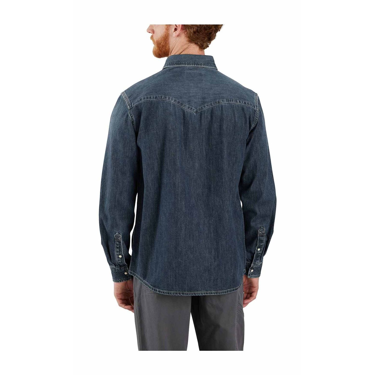 Denim L/S Snap Front Shirt, Wyatt