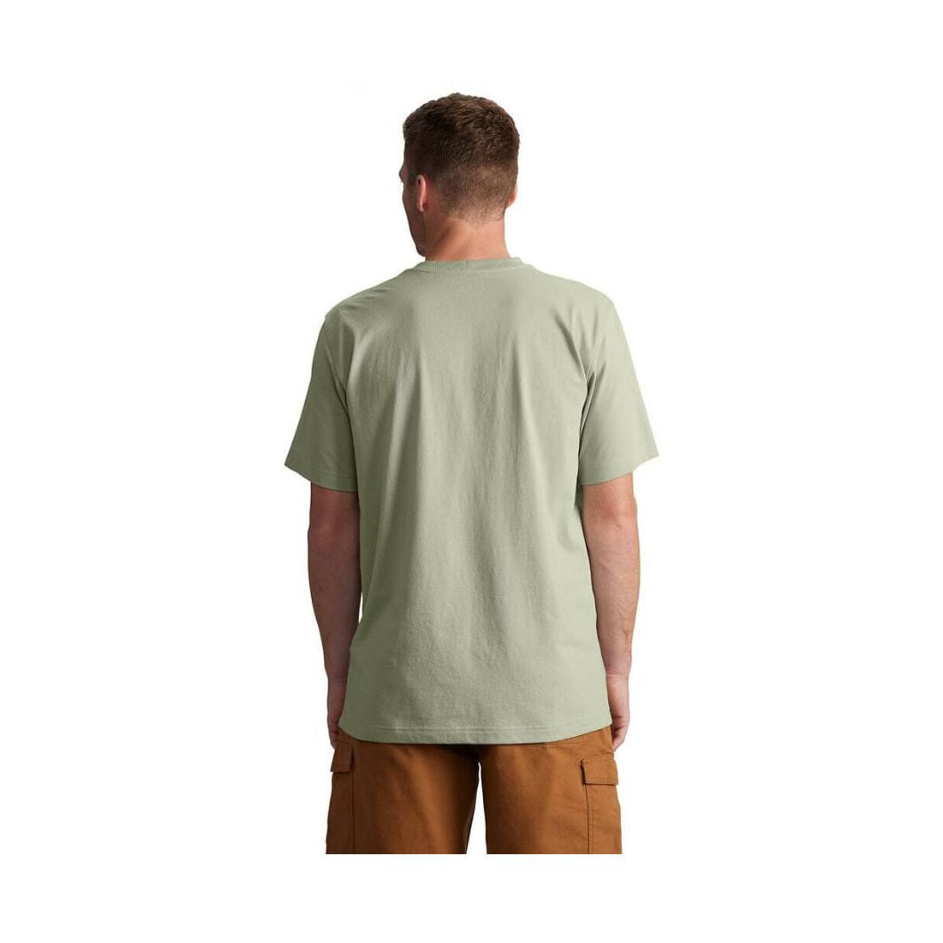 Script S/S Patch T-shirt, Sage