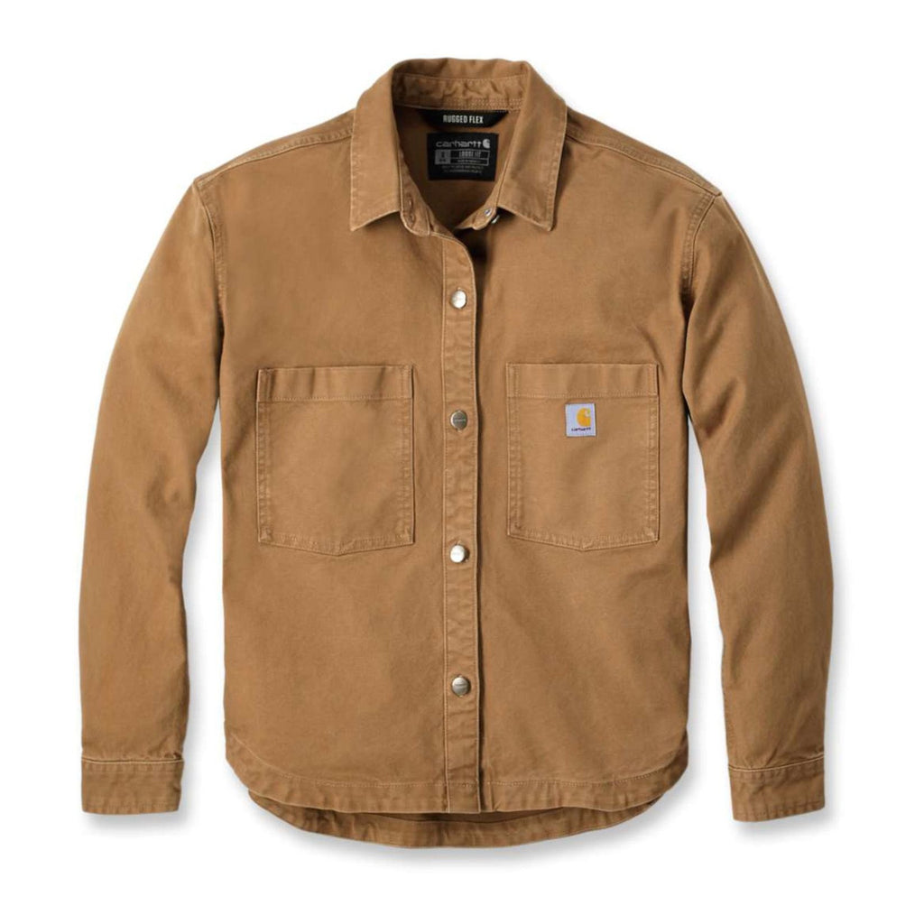 Heavyweight Duck Overshirt, Carhartt brown