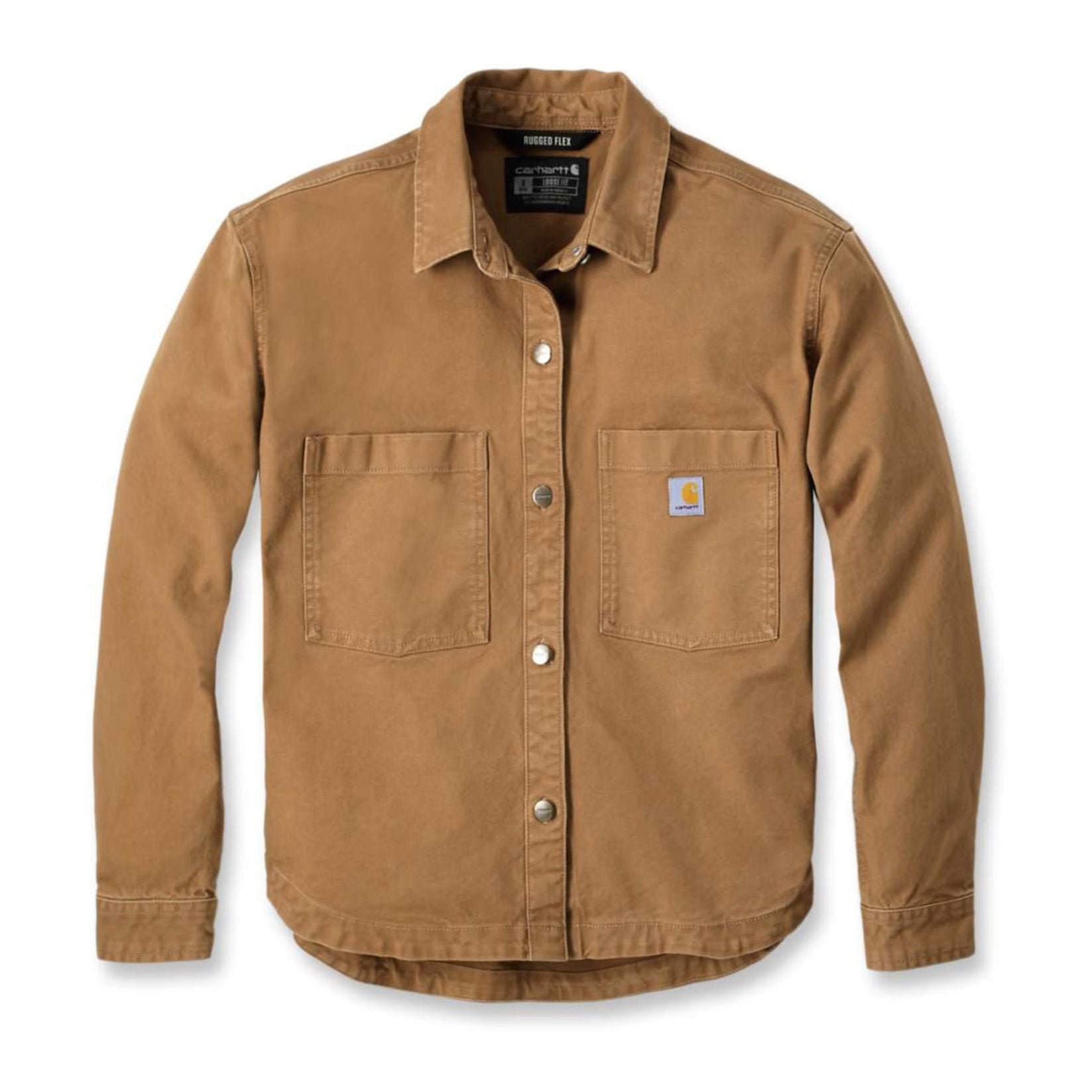 Heavyweight Duck Overshirt, Carhartt brown