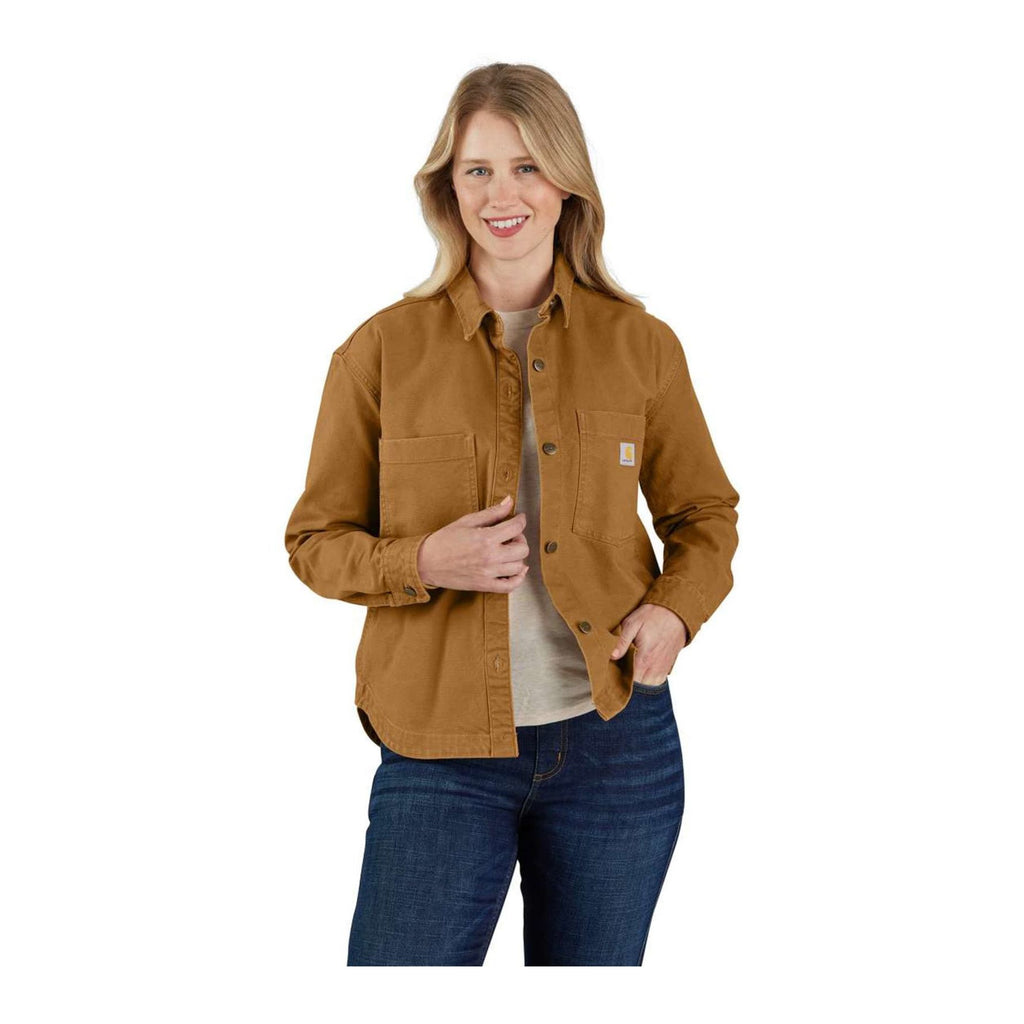 Heavyweight Duck Overshirt, Carhartt brown