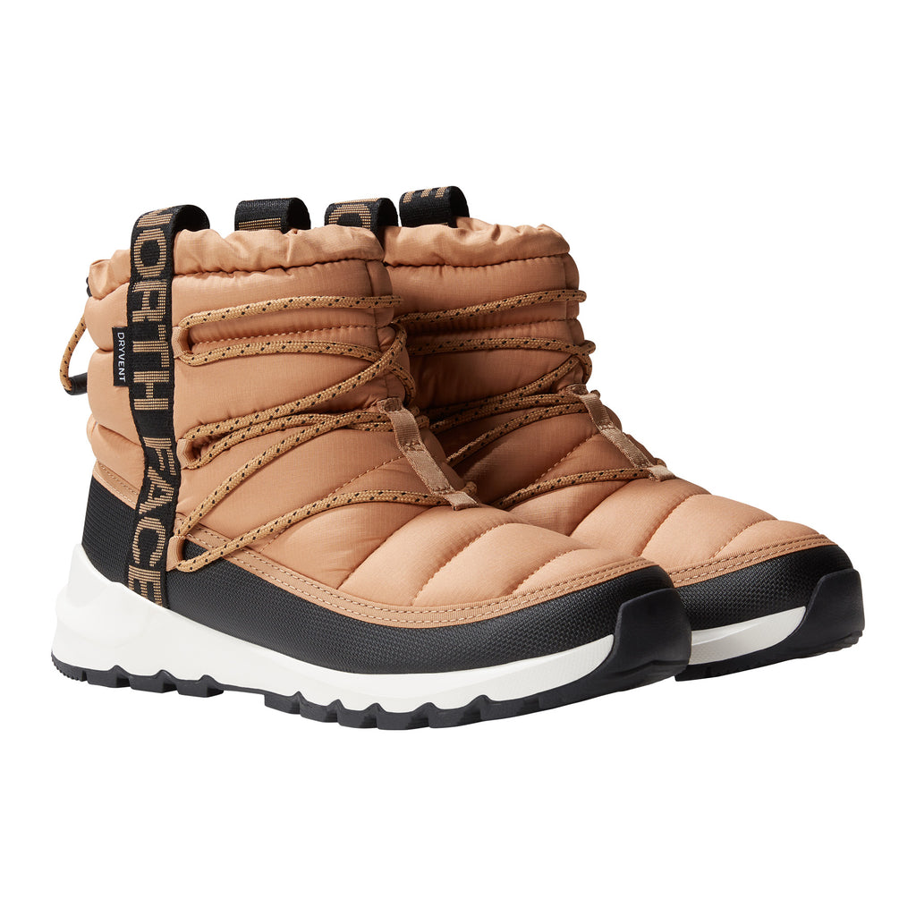 ThermoBall Waterproof Lace-Up Winter Boots W, Almond butter tnf black