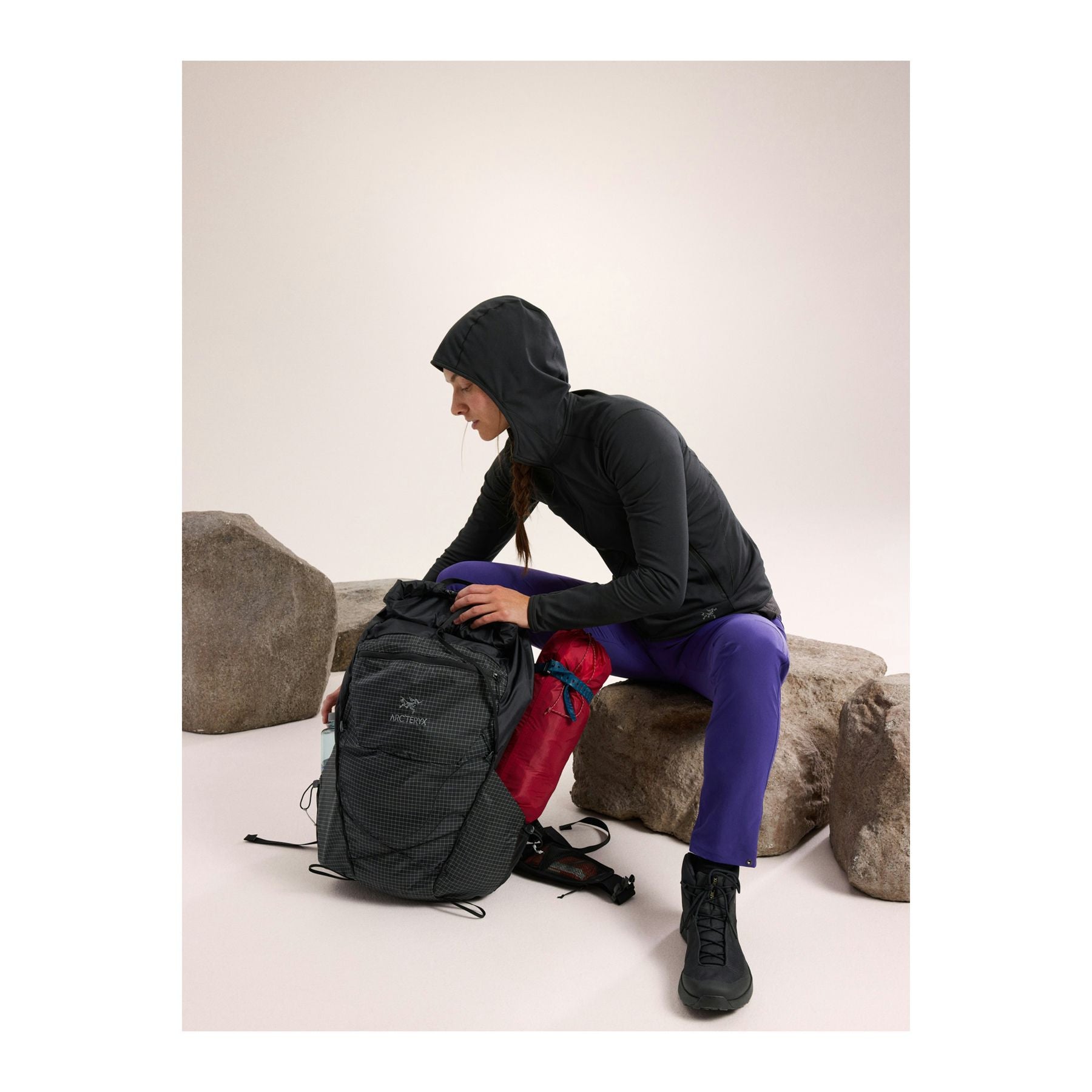 Kyanite LT Hoody W, Black